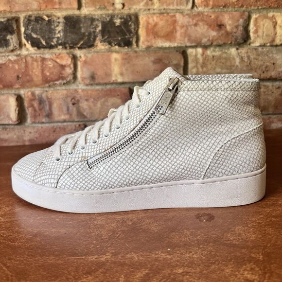 Vionic Shoes - Vionic Women's 9 Splendid Torri High Top White Snake Orthopedic Sneaker Shoes